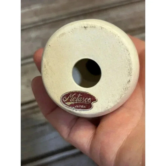 Vintage Christmas Boy Figurine Present Gift Star Japan Polka Dot Top Hat - Picture 4 of 8